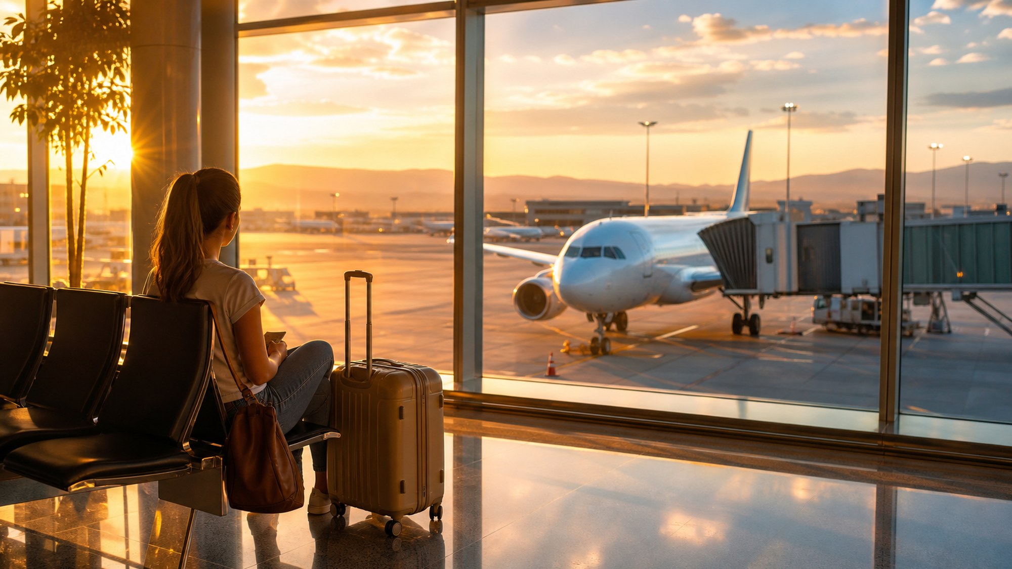 Самолёт Turkish Airlines у телетрапа в аэропорту Стамбула